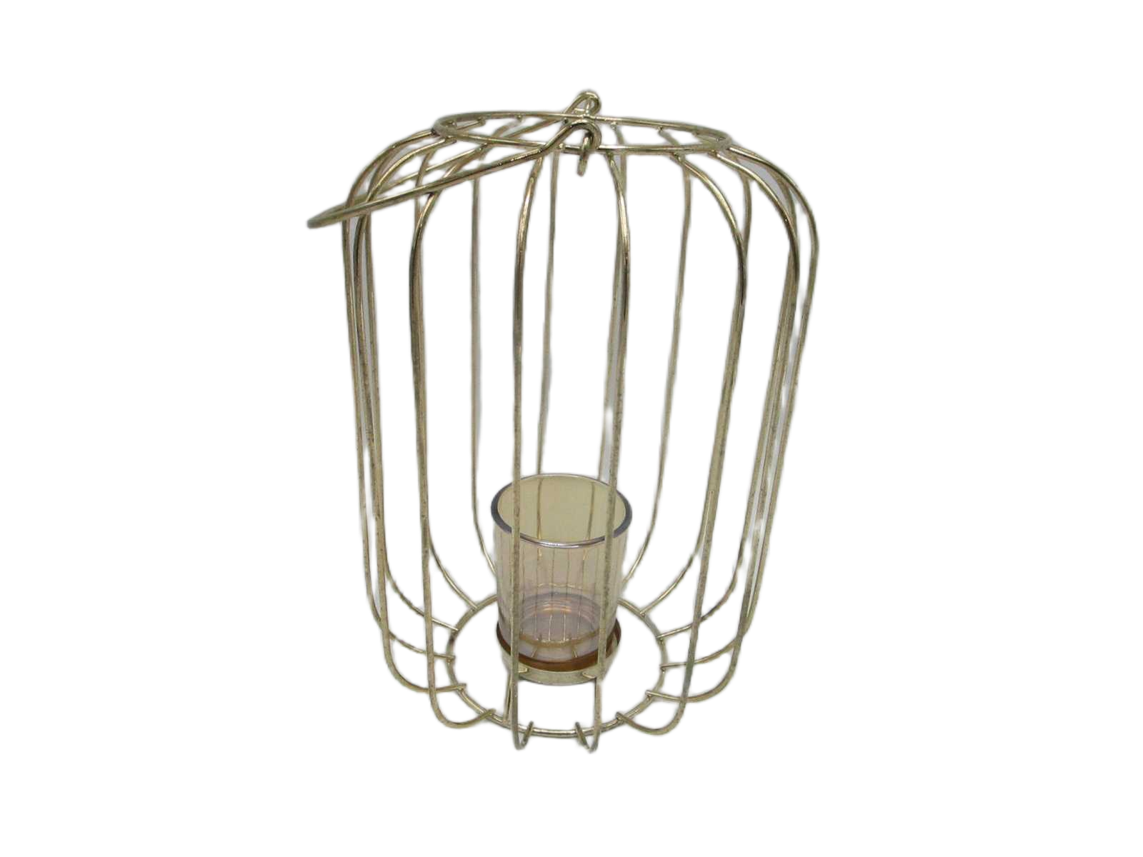 Lantern Metal 22cm Gold Clr