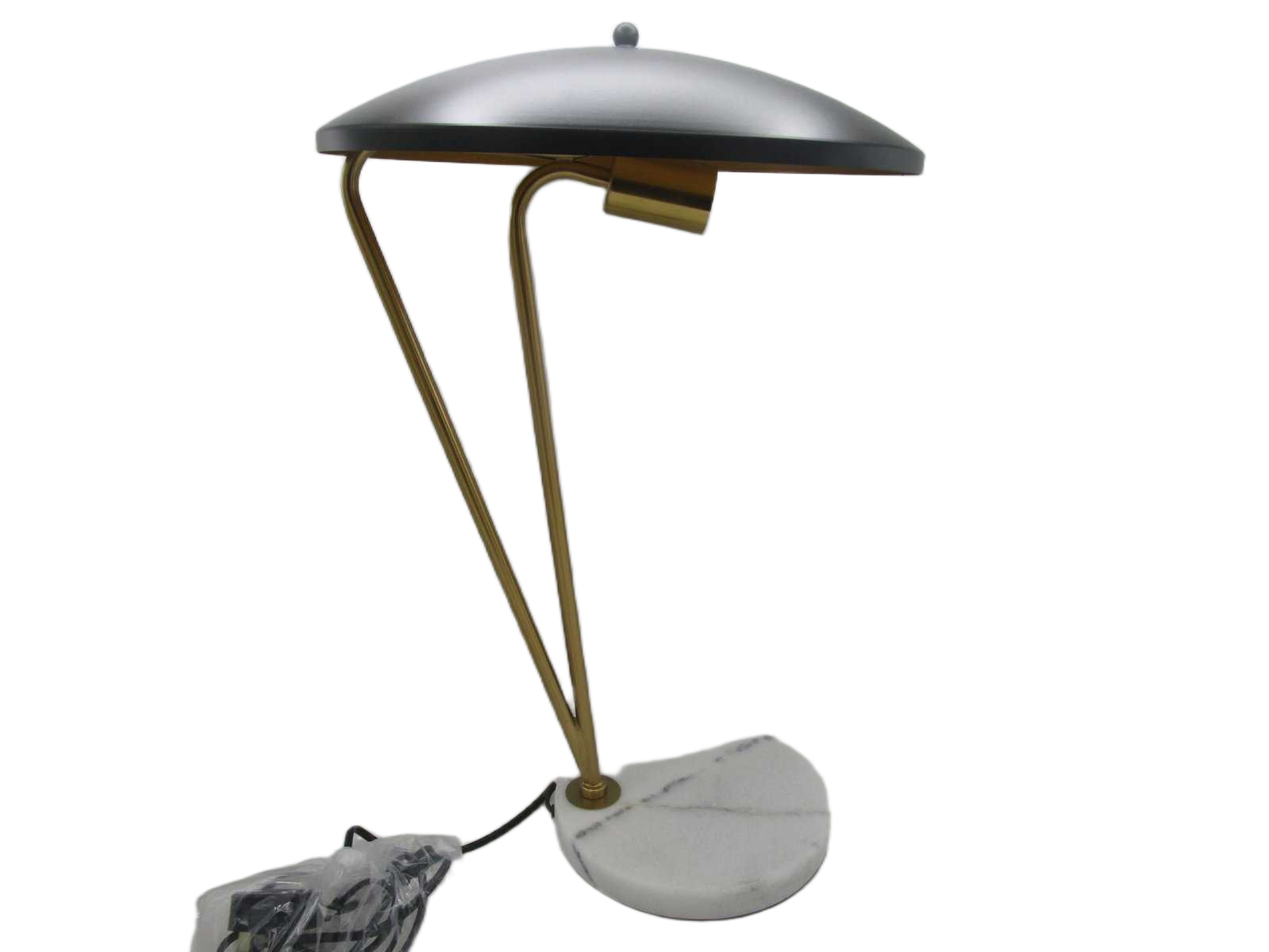 Table Lamp Iron + Marble With E27 Ampoule