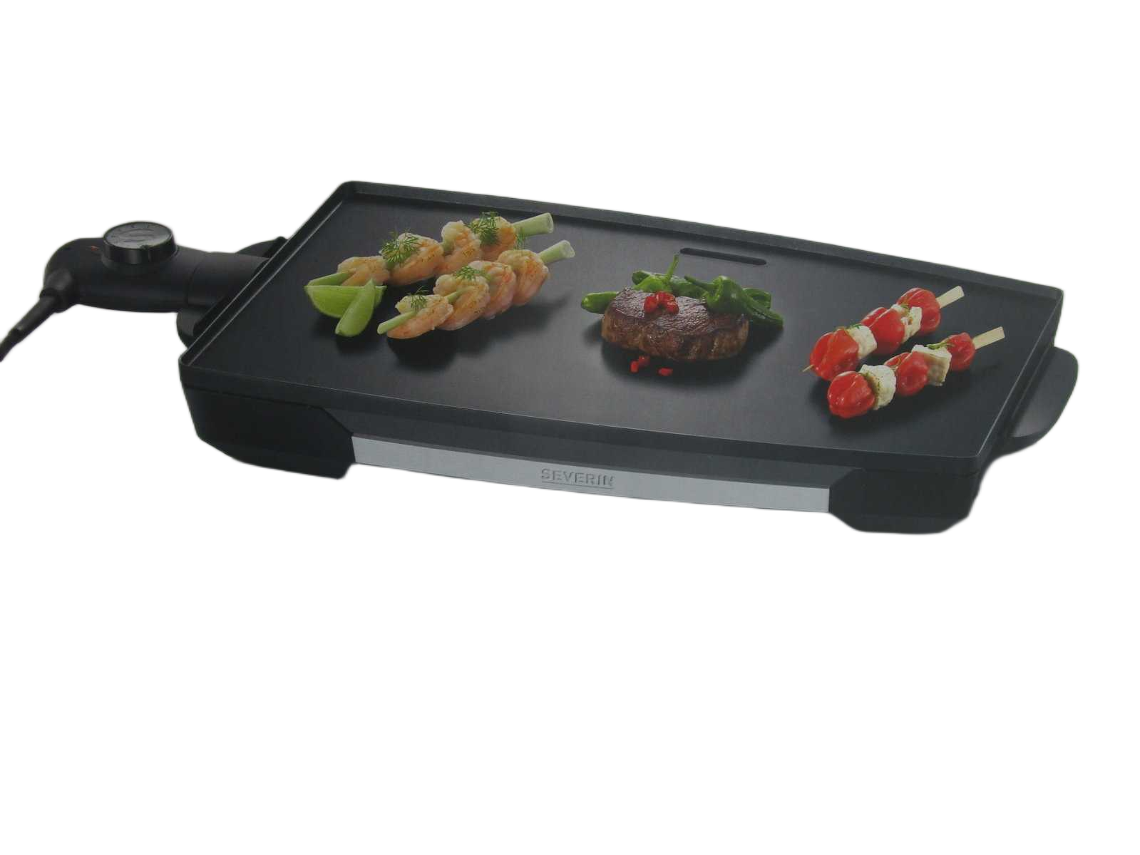 Table Grill, Approx. 2200w, Measurements Of The Grill Plate 59,5 X 34,5 Cm, High Quality Non Stick Coated Plate, Stainless Steel Front Panel, Fat Collection Tray, Suitable For Japanese "teppan Yaki"