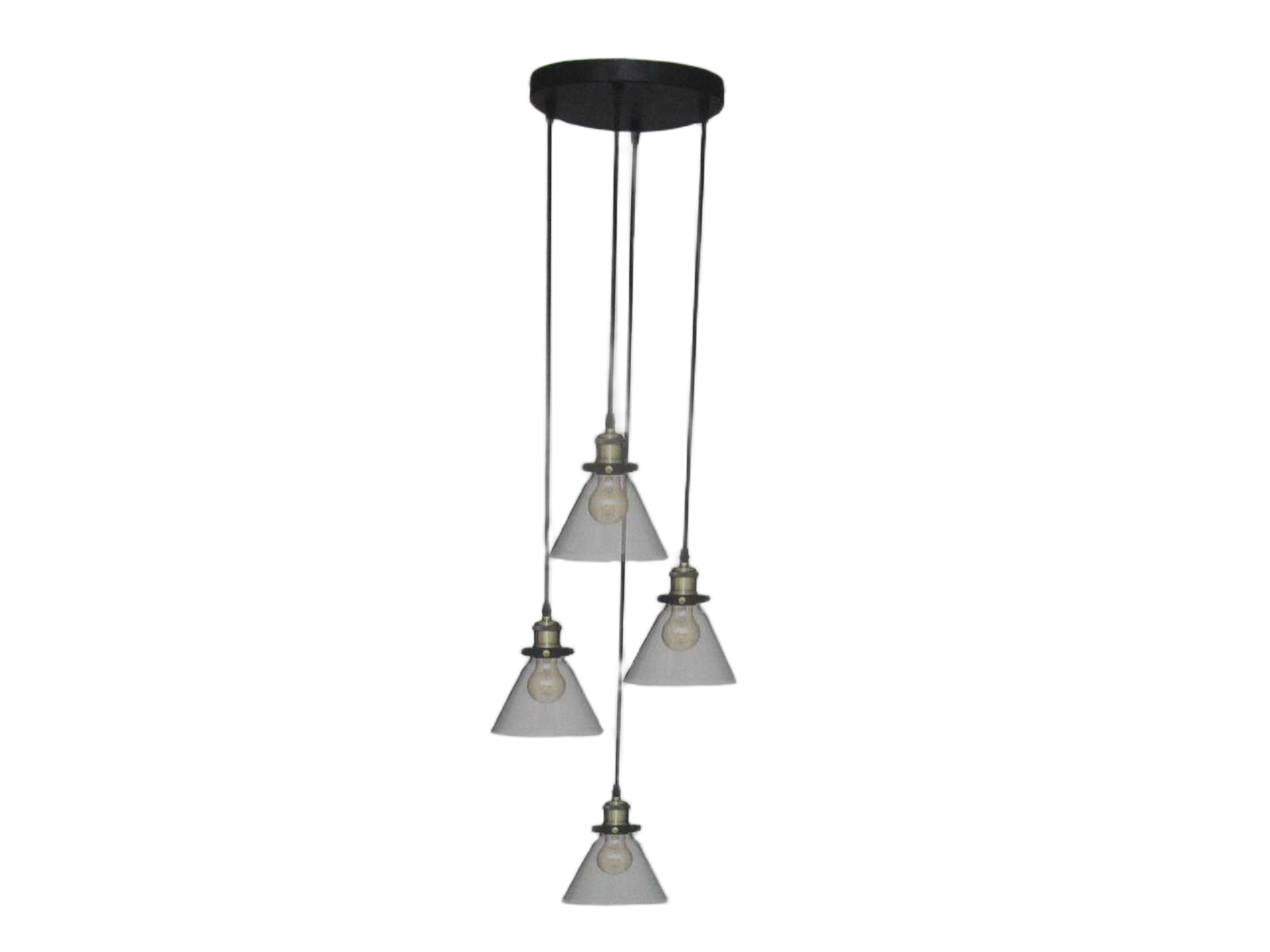 Pendant Lamp Alak Clr Gls *4 D18 1cl=