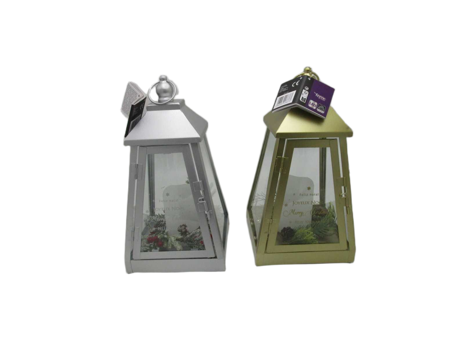 Lantern W/ Led Candle 32x17