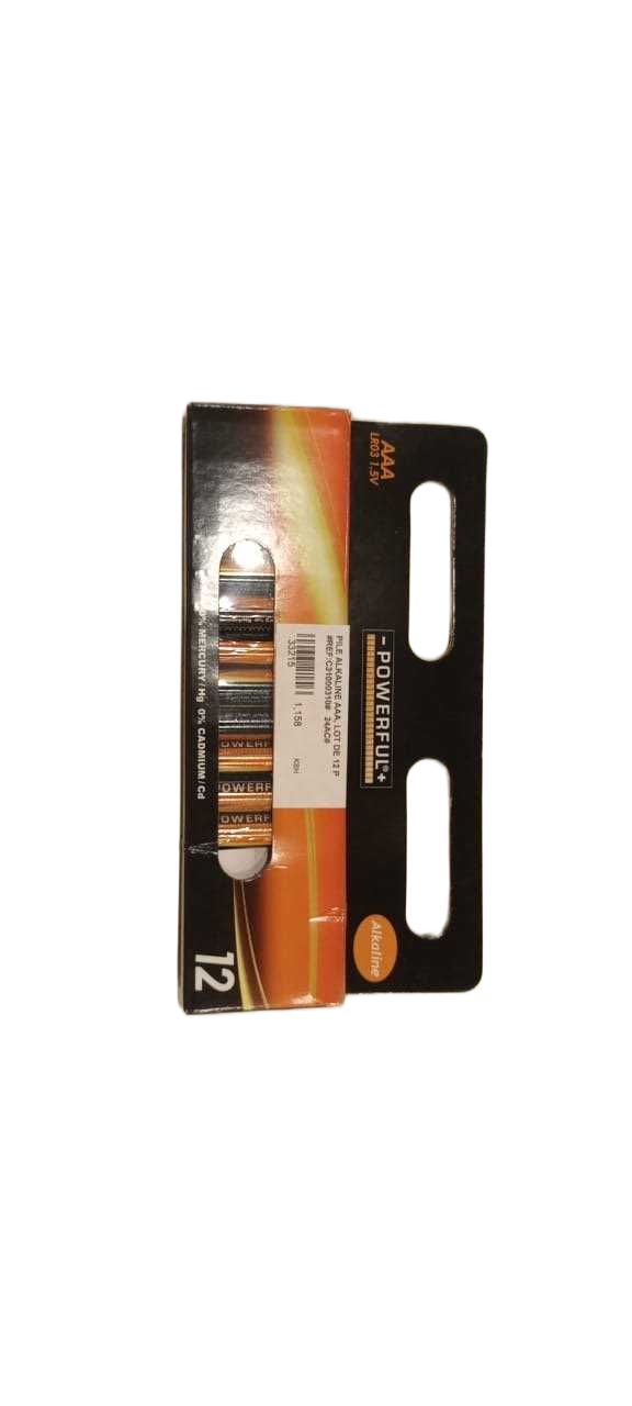 Pile Alkaline Aaa, Lot De 12 P