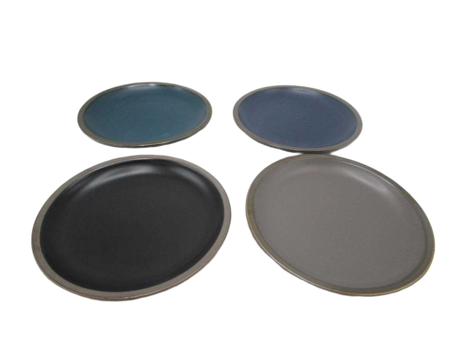 Plate Faience D21cm - 4ass