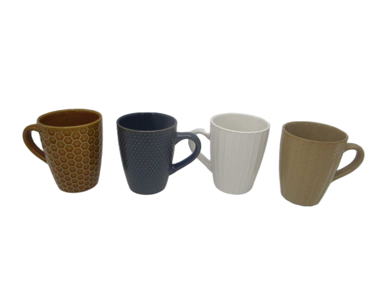 Mug Stoneware 320ml 4ass