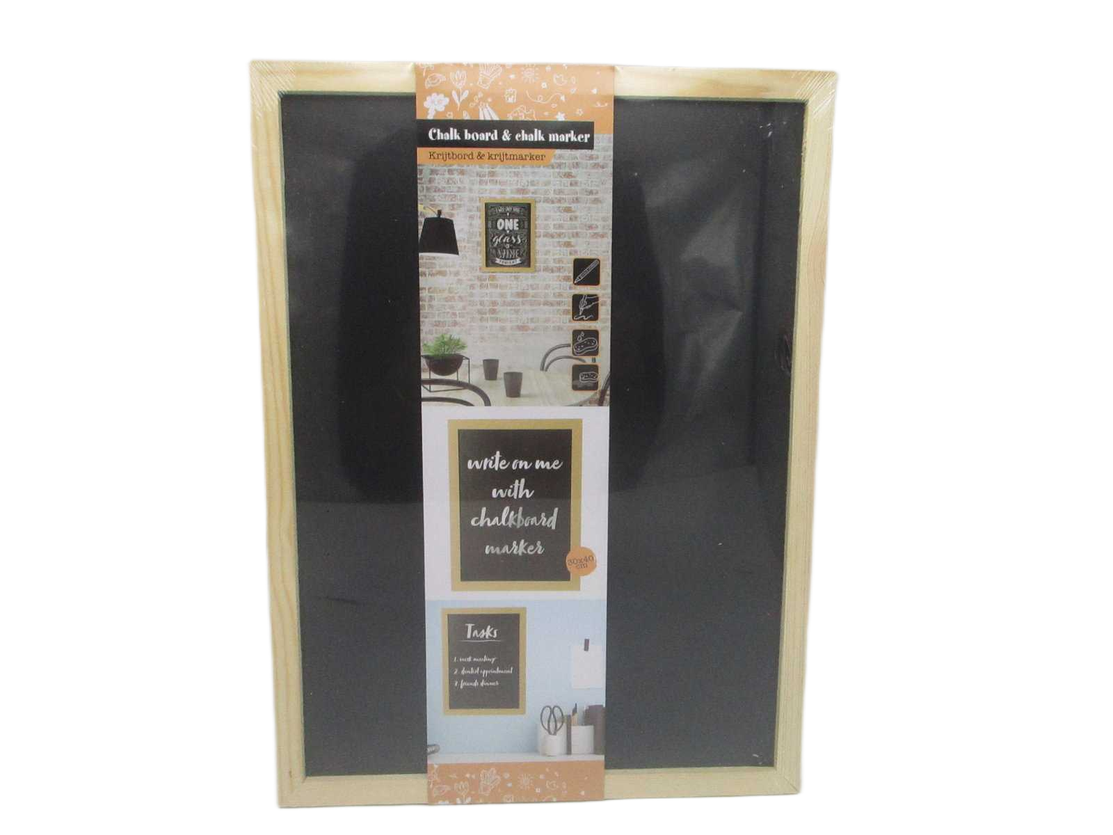 Board Black A/Craie 30x23cm
