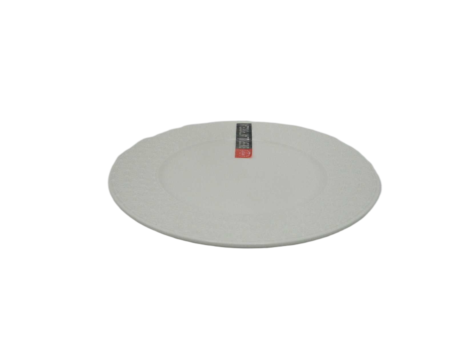 Plate Round White 8'' 20.4x2.2