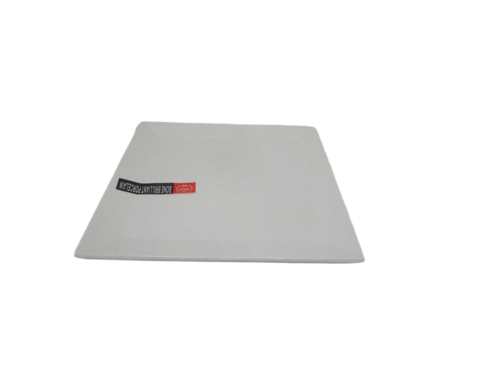 Plate Square White 8ôõ 20.5x20.5x1.8