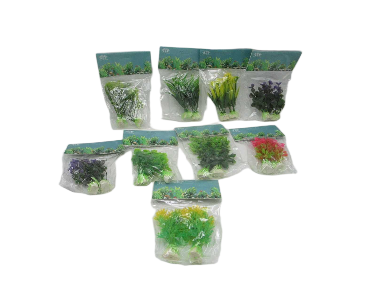 Artificial Plant For Aquarium 10 Type Ass 8-10cm