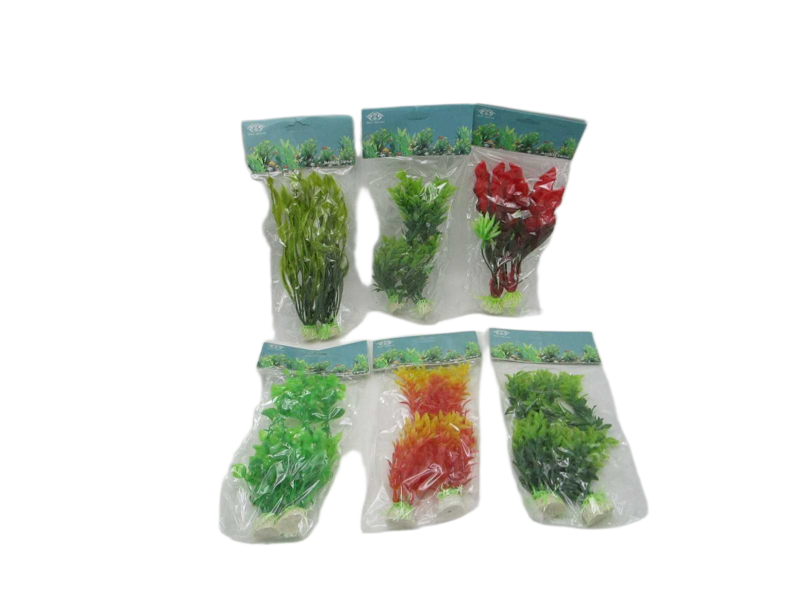 Artificial Plant For Aquarium 6 Type Ass 18-20cm