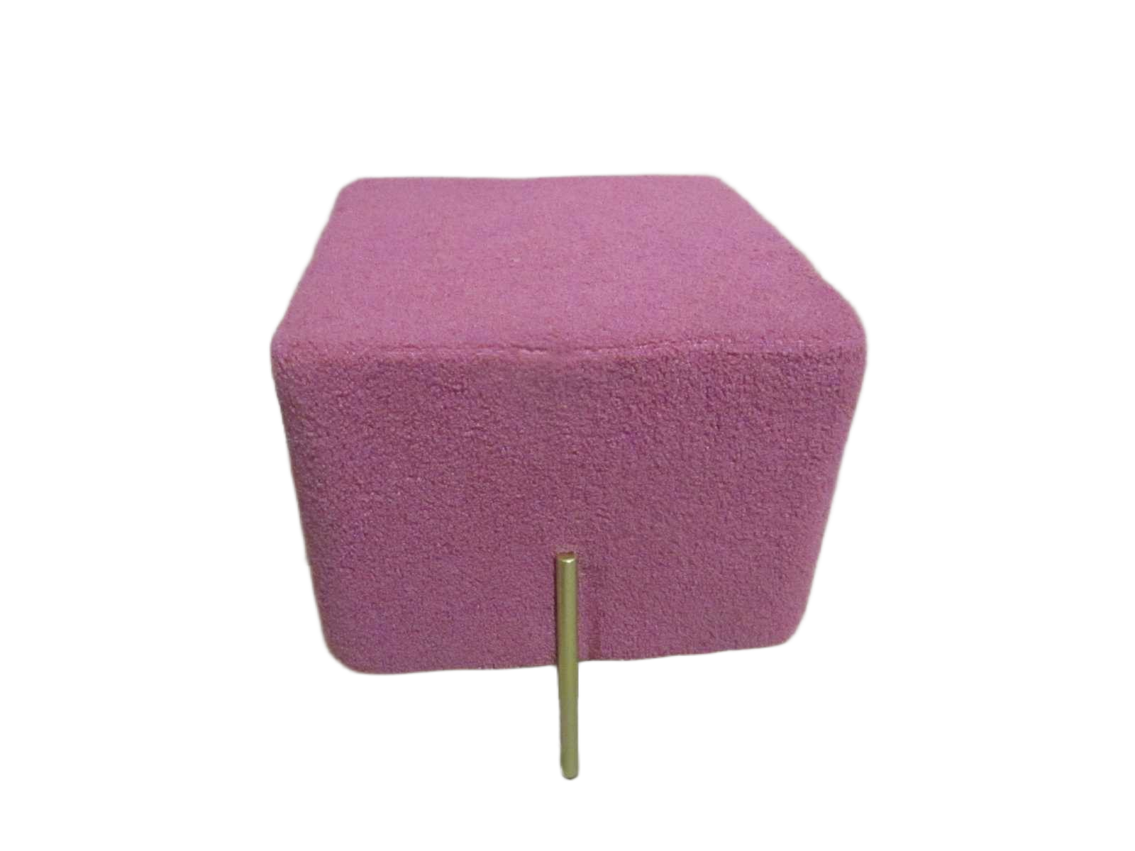 Pouf,gold Feet Ygm-11 Pink 42x42x41
