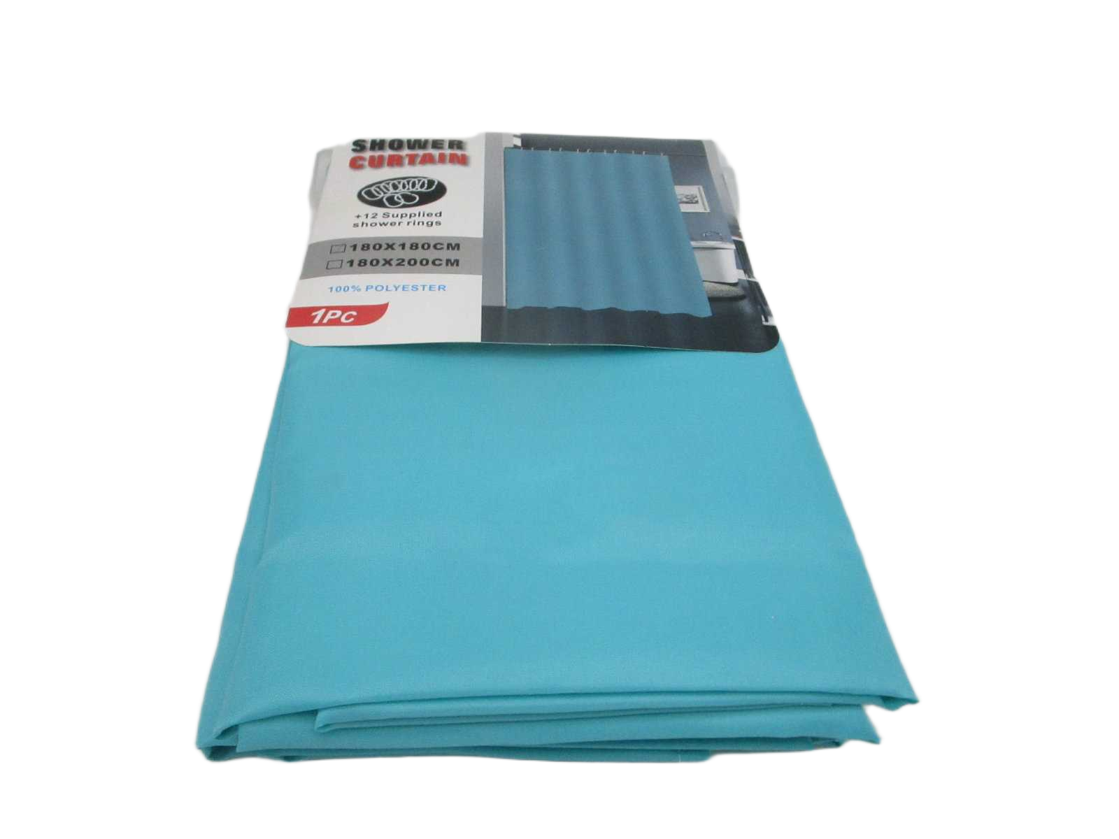 Shower Curtain Lake Blue 180x180