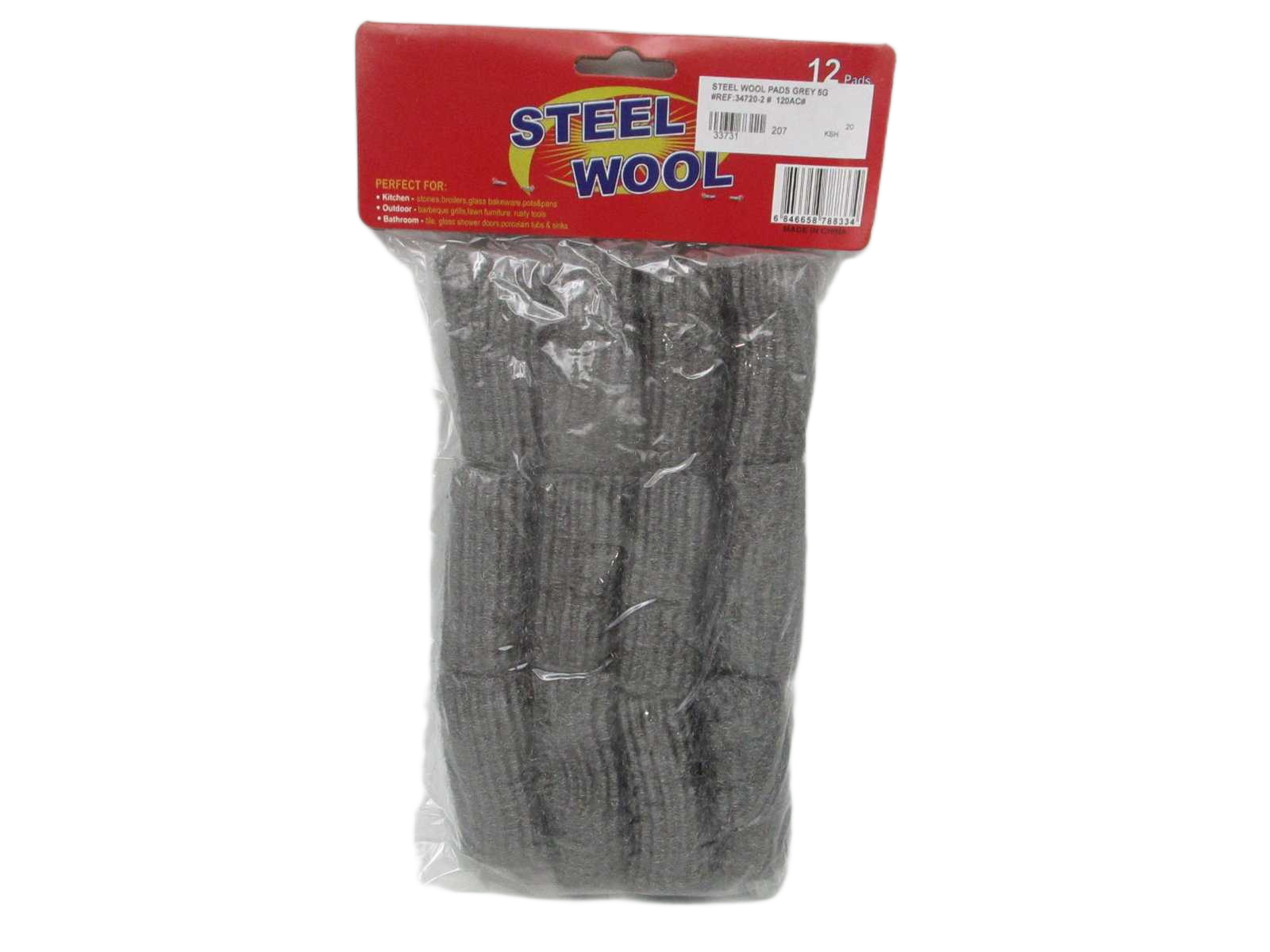 Steel Wool Pads Grey 5g