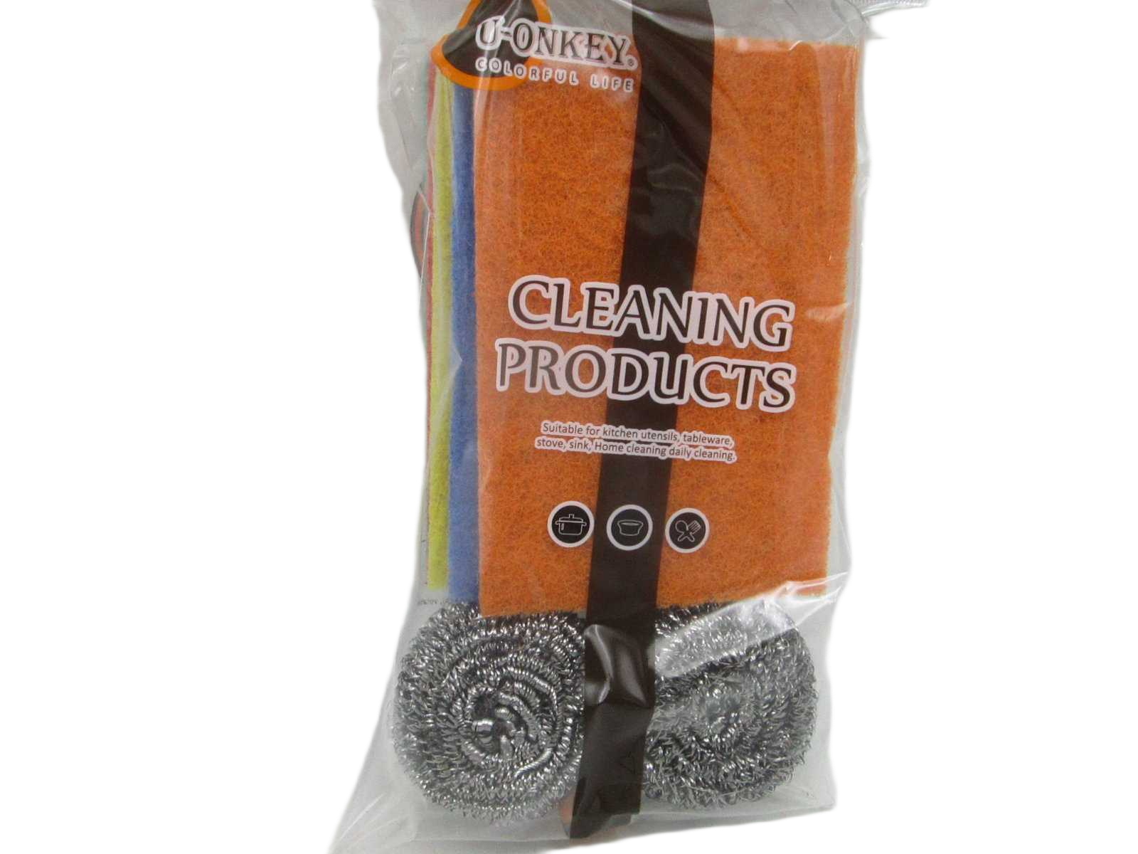 Ball+scouring Pads Mixed Color 15x10x0.7