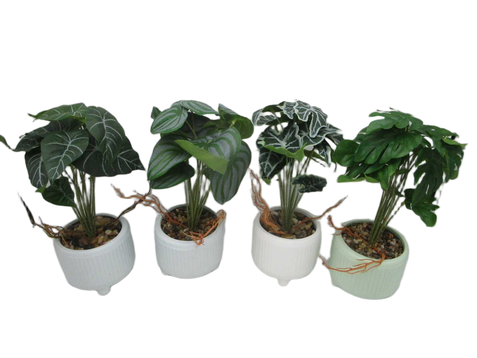 Artificial 4 Design Epipremnum Aureum And 4 Col Pot Mix 30x10