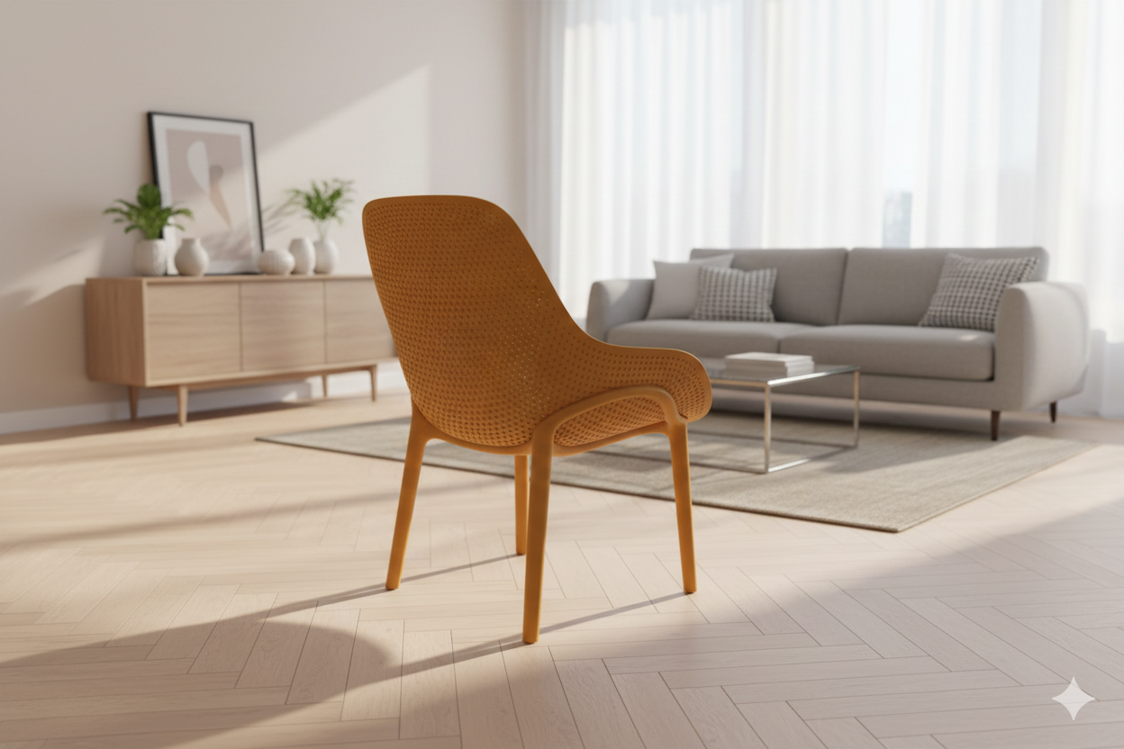 Indoor Pp Lounge Chiar F2-Sy-01 Yellowl76xw59.5xh82 Sh38