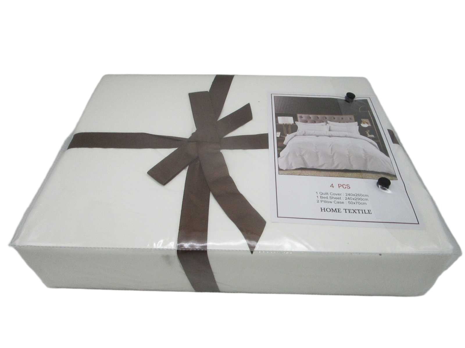 Bed Set Of 4 54 White
