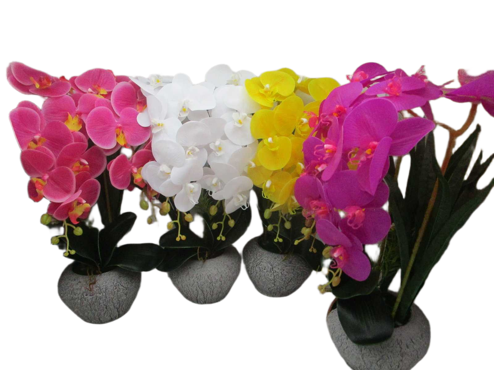 Artificial Plante 51 Violet 53 White 54 Yellow 60 Rose 45cm