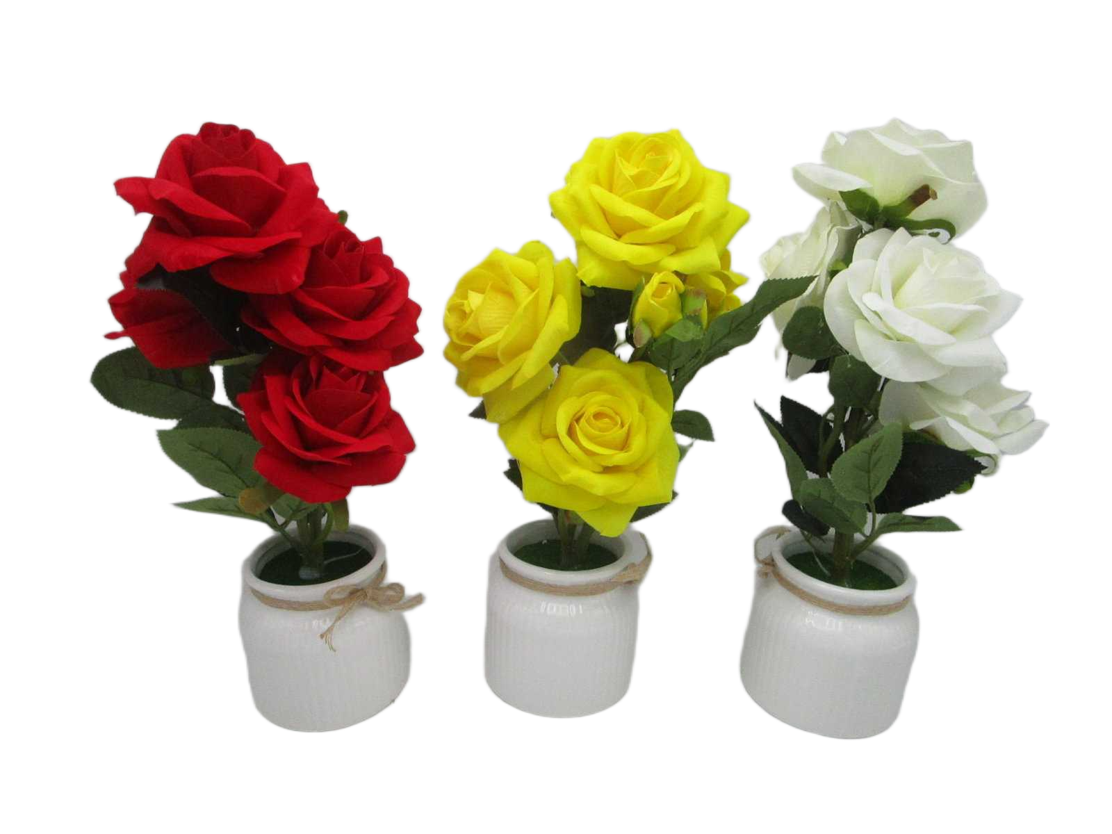 Artificial Plante Yellow White Red 36cm
