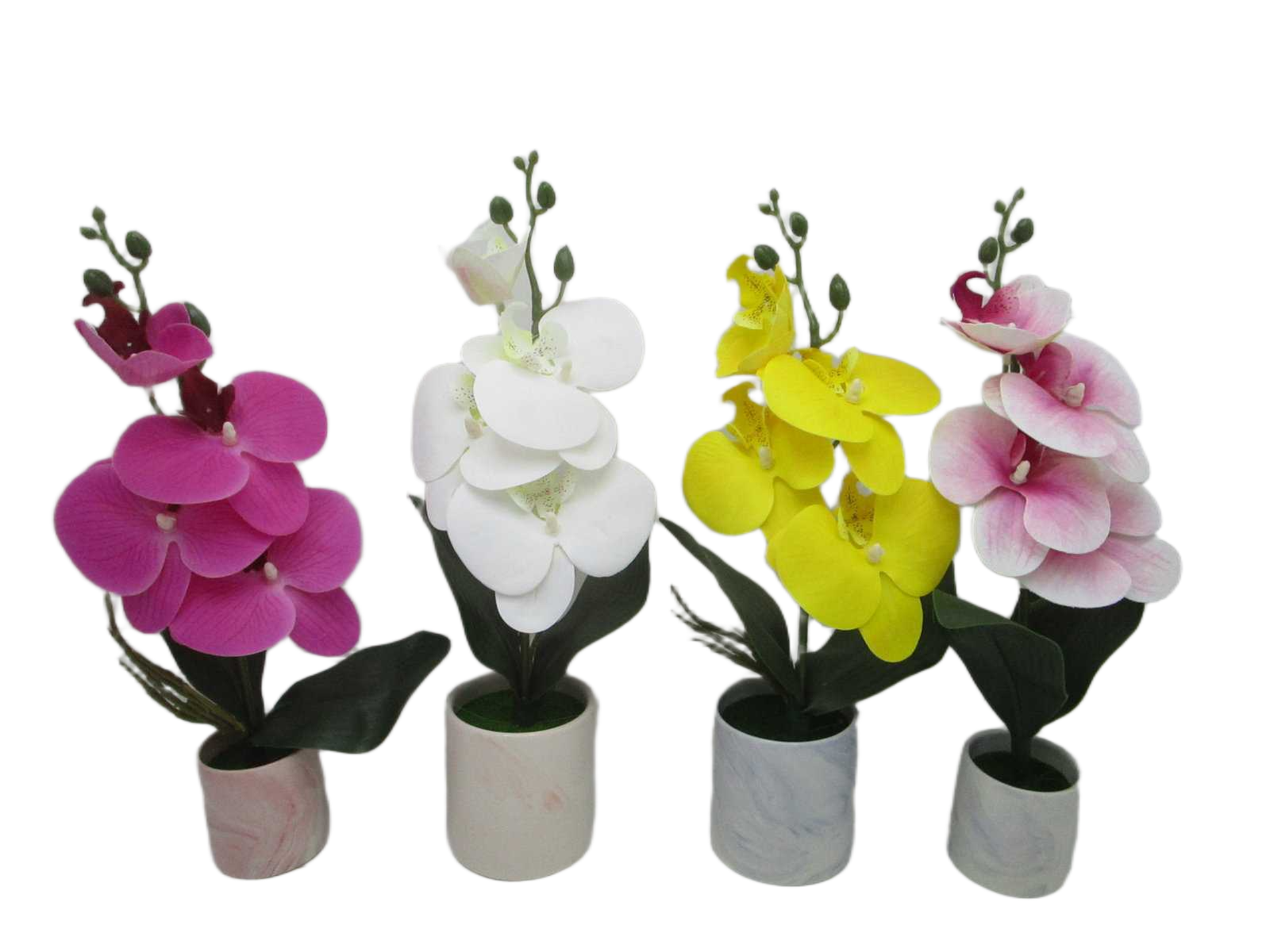 Artificial Plante 53white 54 Yellow 60 Pink 93 Light Rose 35cm