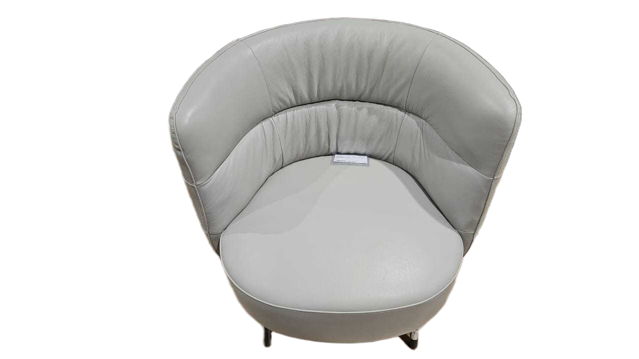 Chair Leather-Grey