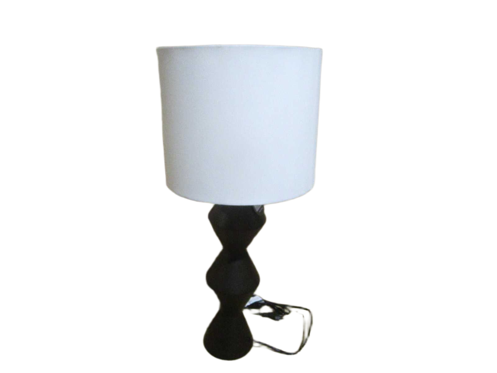 Table Lamp Wood With White Shade