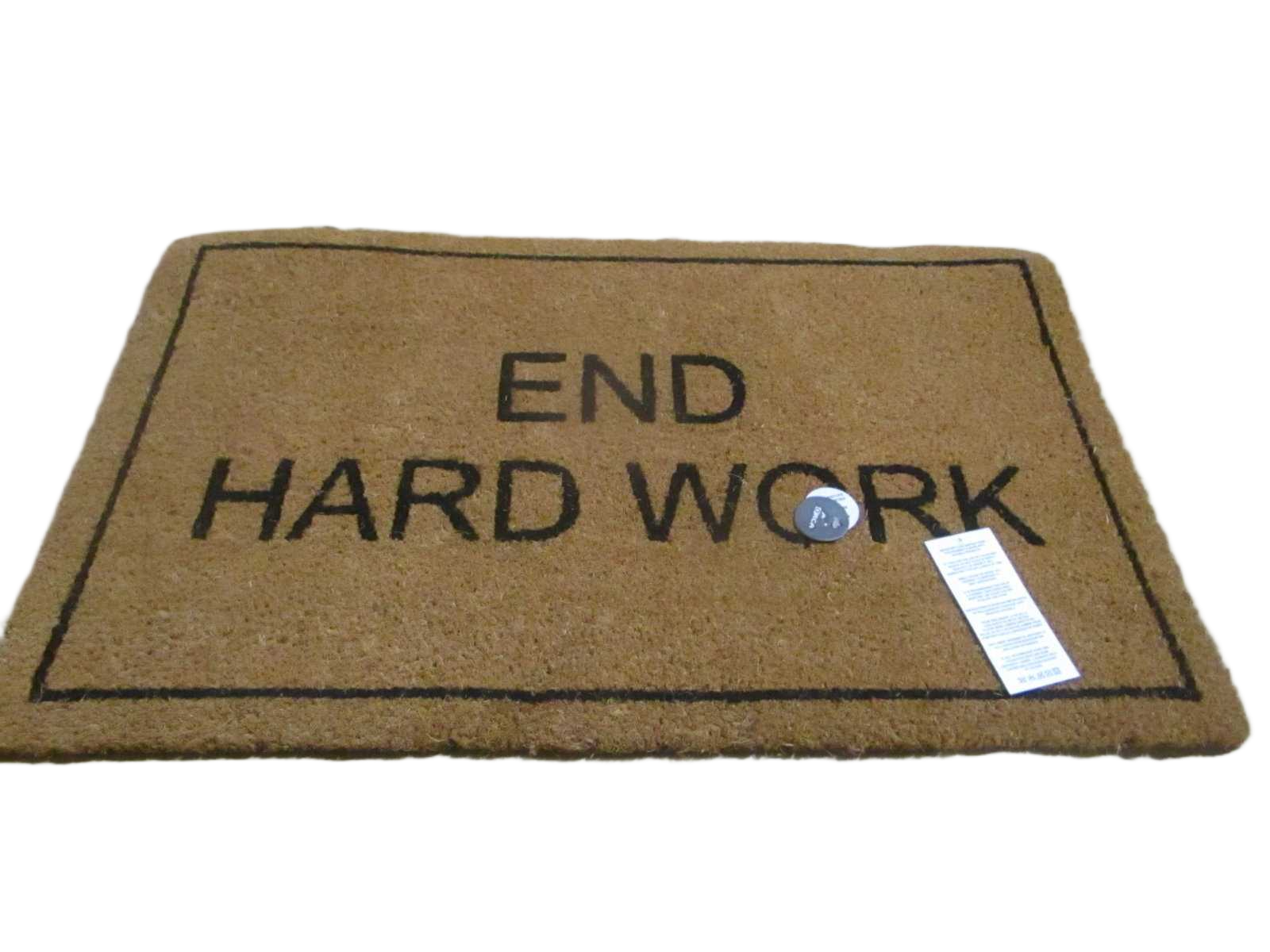 Doormat Single Colour / Natural Printed Coir + Pvc Backing - Weight 5800gsm - Thickness 1,5 Cm 1cl=