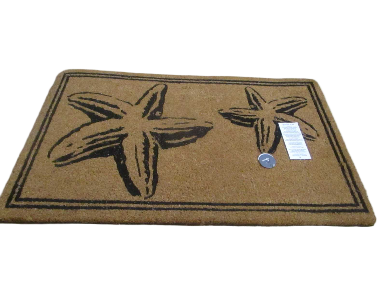 Doormat Single Colour / Natural Printed Coir + Pvc Backing - Weight 5800gsm - Thickness 1,5 Cm 1cl=
