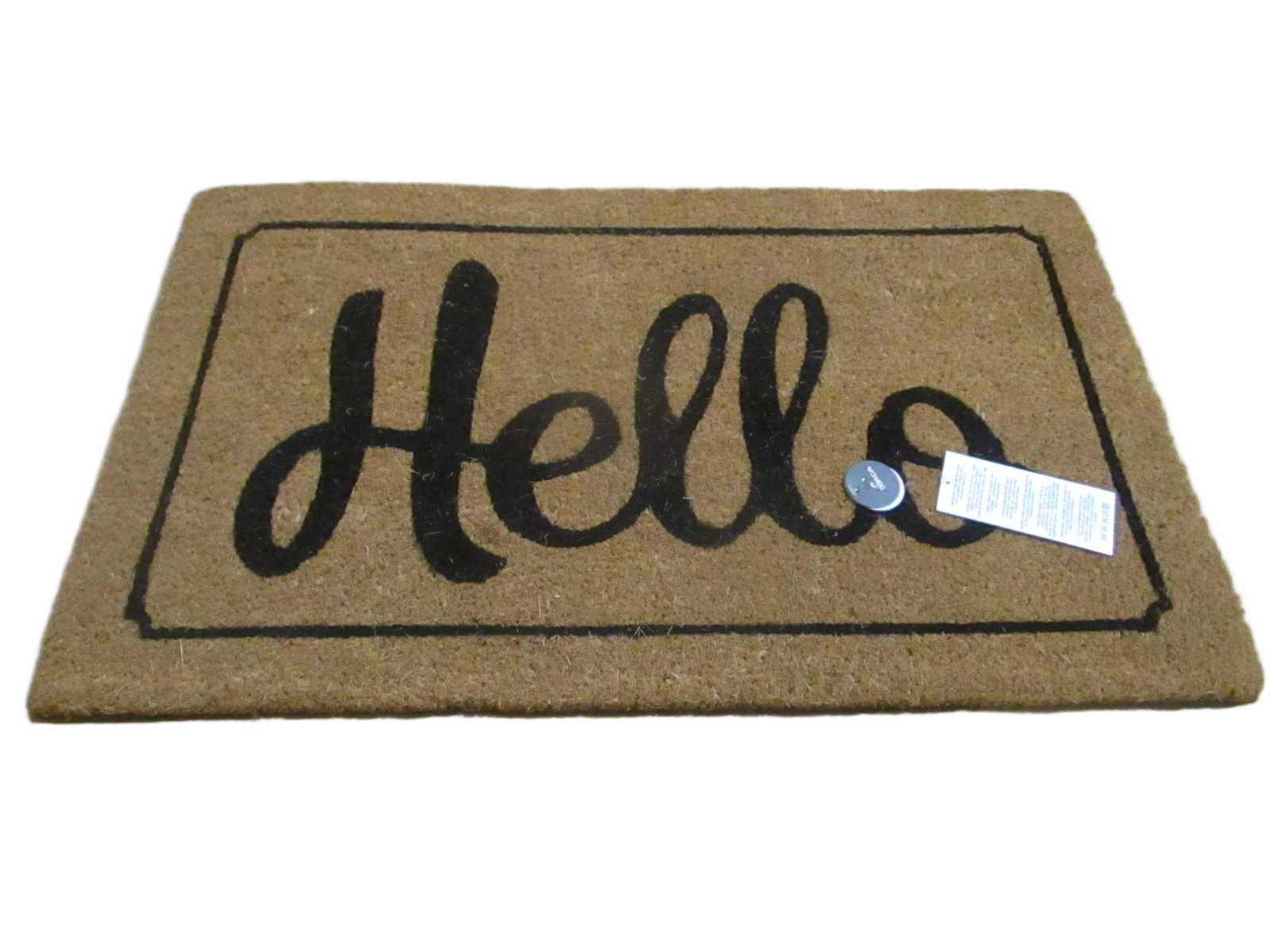 Doormat Single Colour / Natural Printed Coir + Pvc Backing - Weight 5800gsm - Thickness 1,5 Cm 1cl=