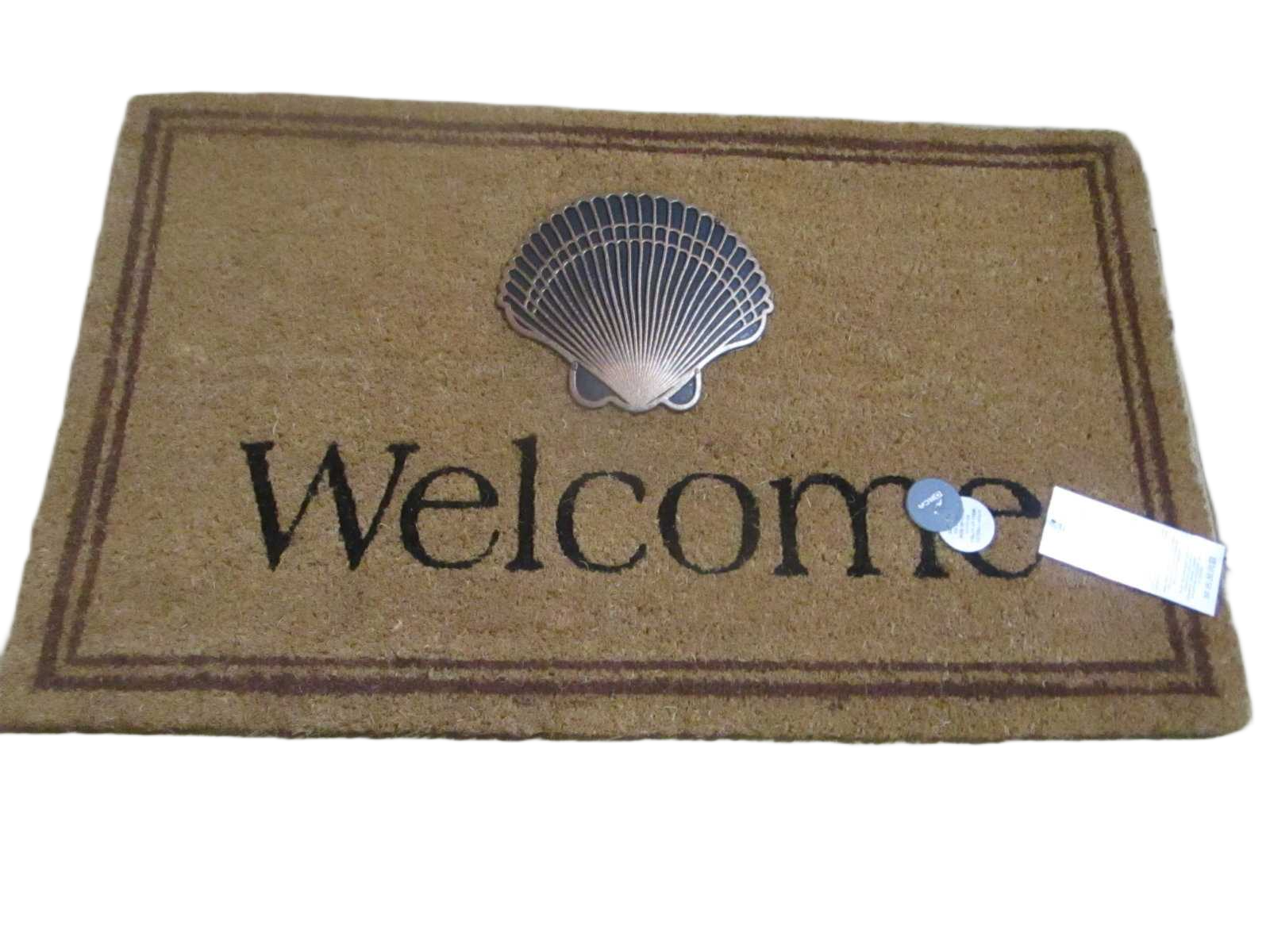 Doormat Natural Printed Coir With Rubber Inlay + Pvc Backing - Weight 5800gsm - Thickness 1,5 Cm 1cl=