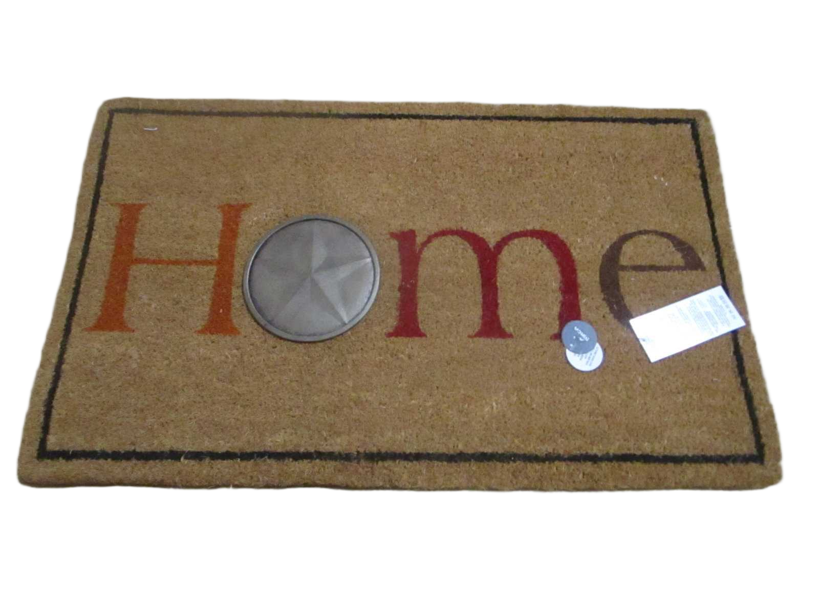 Doormat Natural Printed Coir With Rubber Inlay + Pvc Backing - Weight 5800gsm - Thickness 1,5 Cm 1cl=