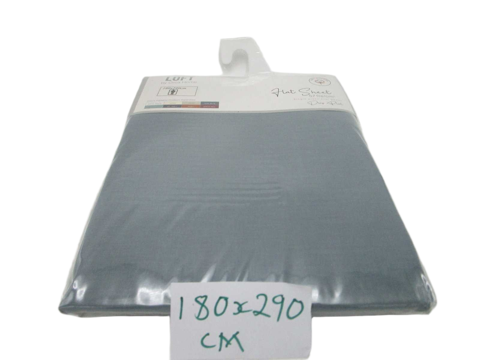 Fitted Sheet Plain Col (100 % Coton 57 Fils 30 X 30 - 76 X 68) Grs/M² 1cl=