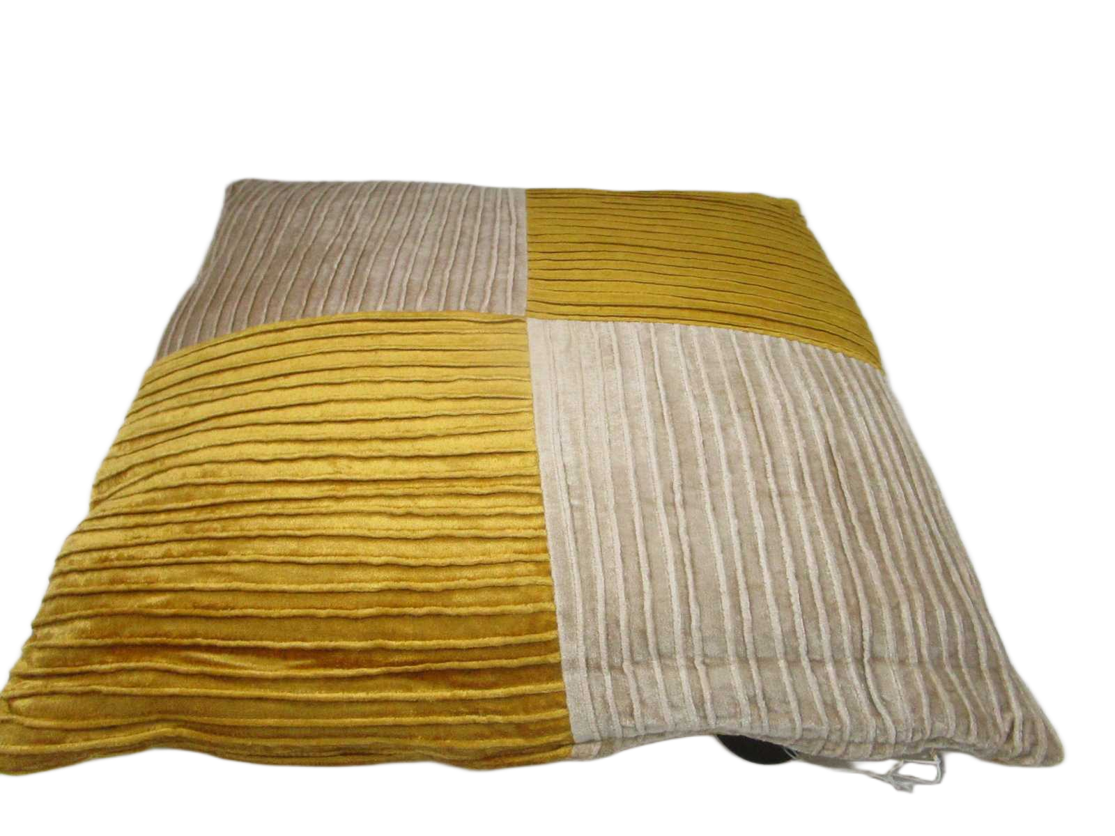 Cushion 45x45 Cm Cushion Cover-60% Viscose & 40% Cotton, (Exclusive Of Decoration) Cushion Shell-100% Polypropylene Filling - 100% Polyerster 400grs Filling Vaccum Packing Patchwork + Pintucks 1cl=