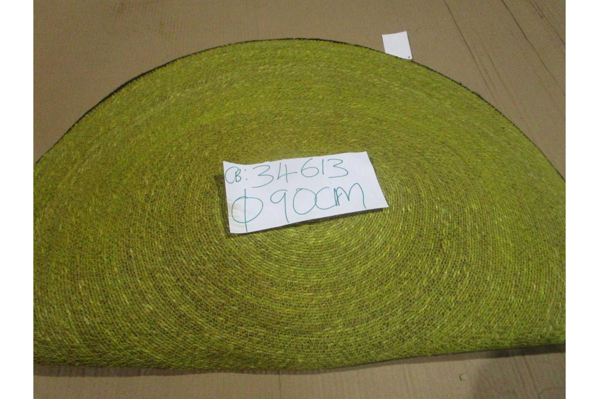 Carpet Round Of Natural Grass 2 Colors 1cl=