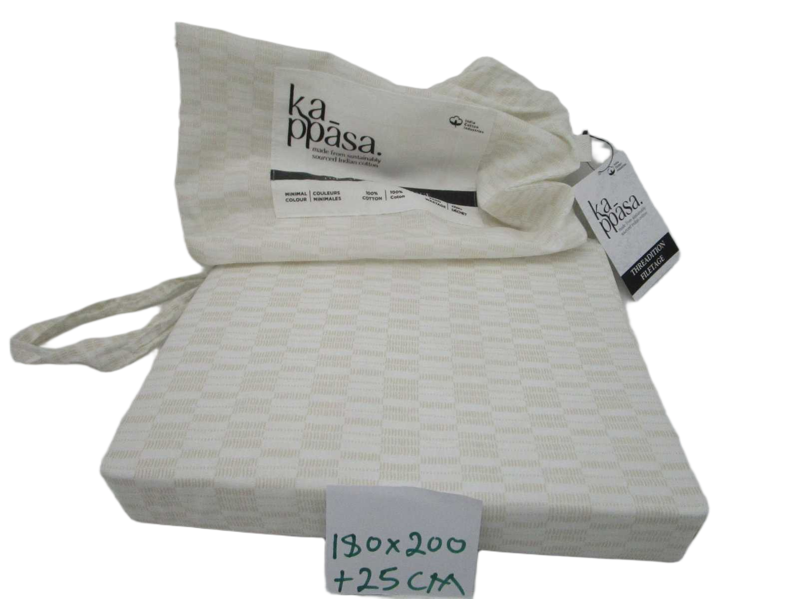 Fitted Sheet - 100% Cotton - Printed Pattern - Bag Packaging 1cl=