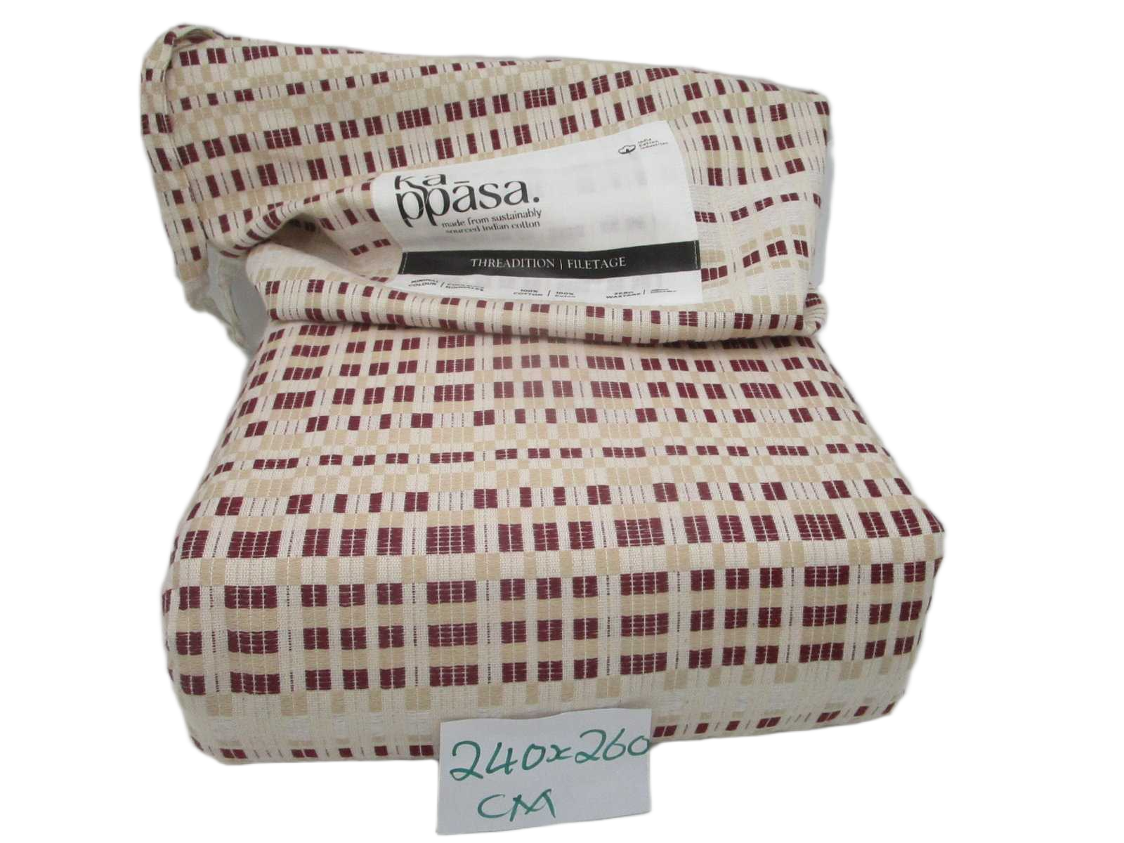Duvet Cover - 100% Cotton - Jaquard Pattern - Bag Packaging 1cl=
