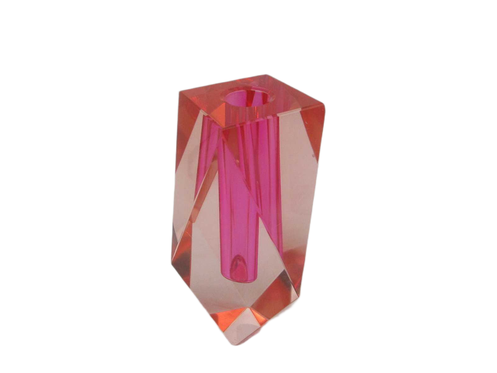 Candle Holder Crystall Bicolor 1cl=