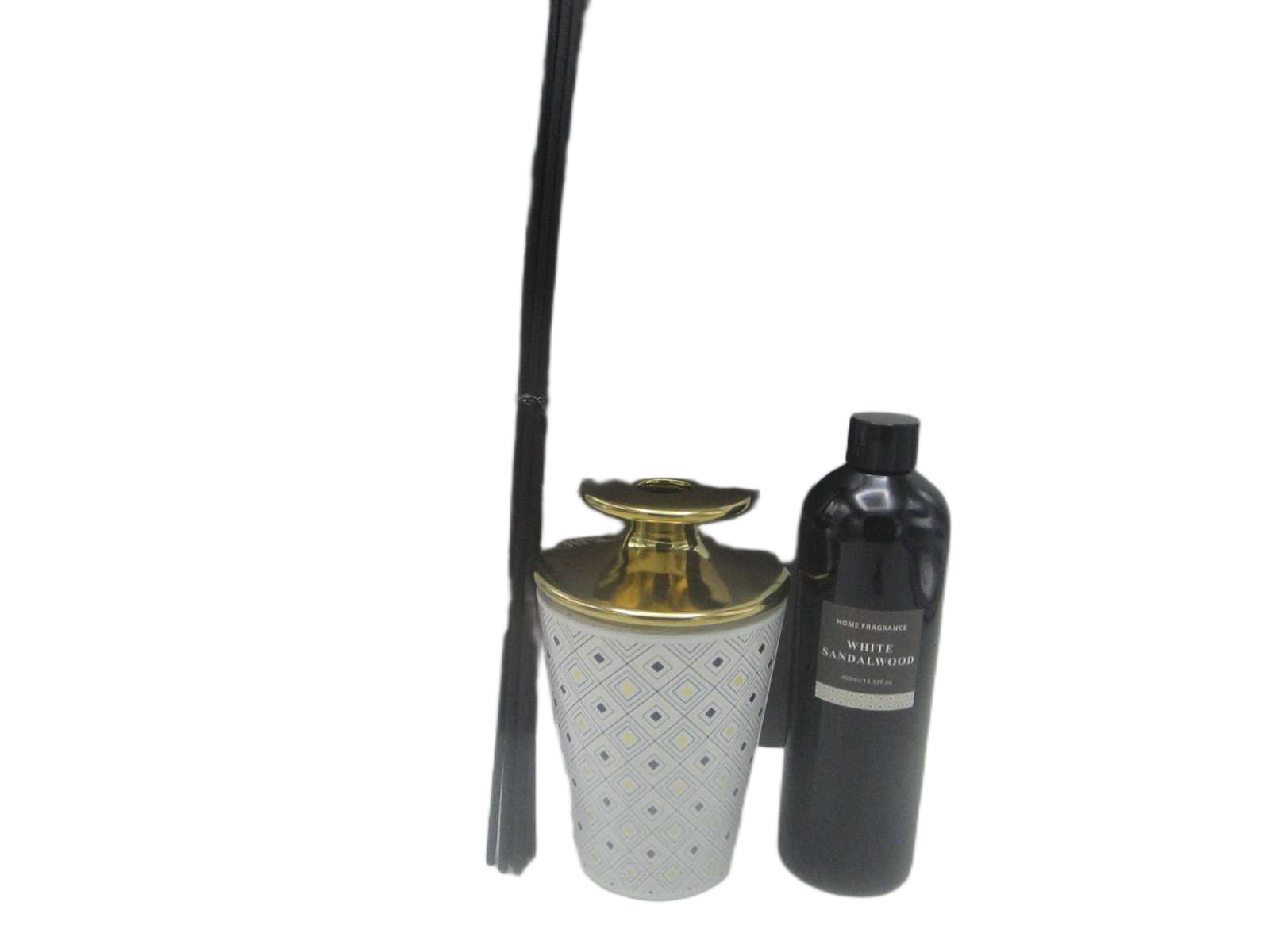 Diffuser 400ml Reed ,smell:white Sandalwood 17.6x13x43.3cm White 1cl=