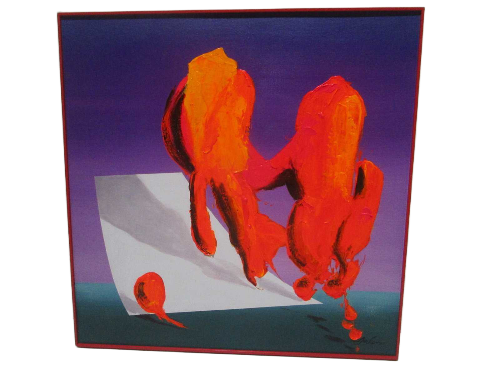 Painting Handmade Paint With Alu Frame