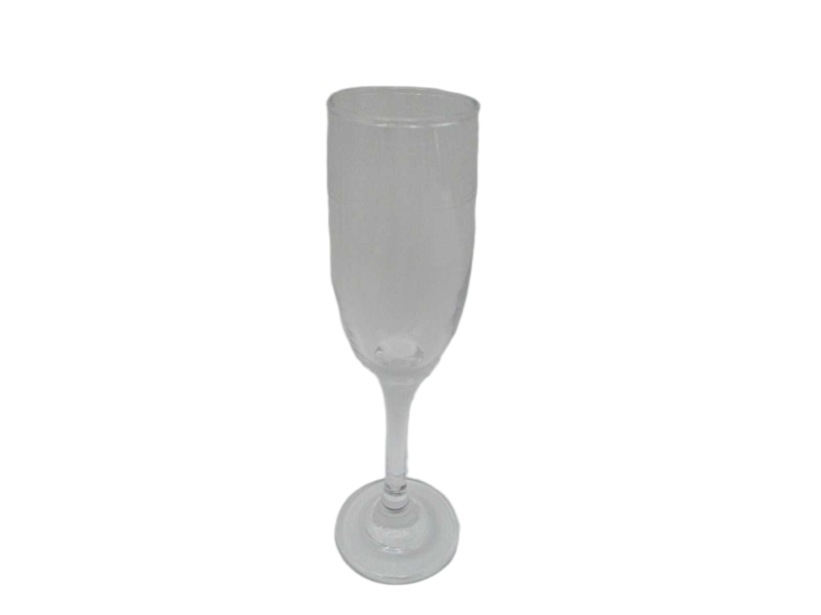 Champagne Glass, Etching On The Top Machine Made