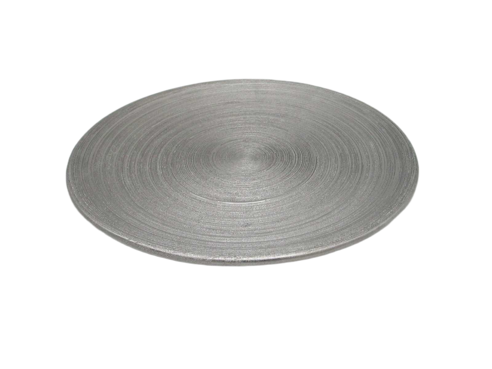 Plate Ceramic Silver 35x4,5