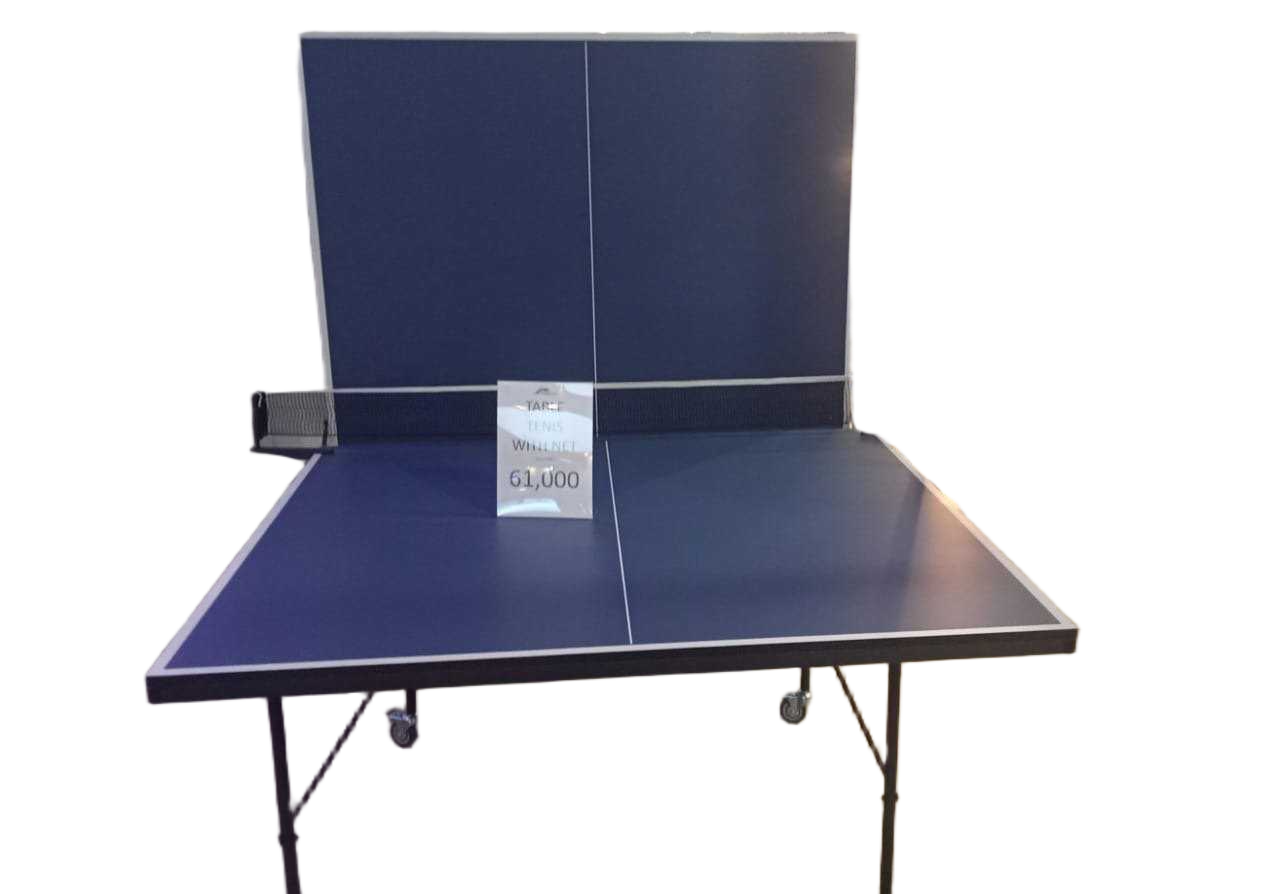 Table Tennis With Net Blue /