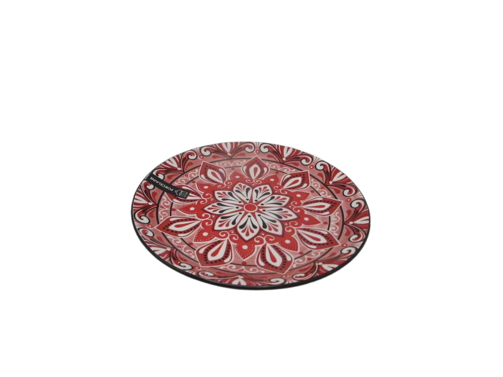 Plate Jaipur Rouge D19cm M12