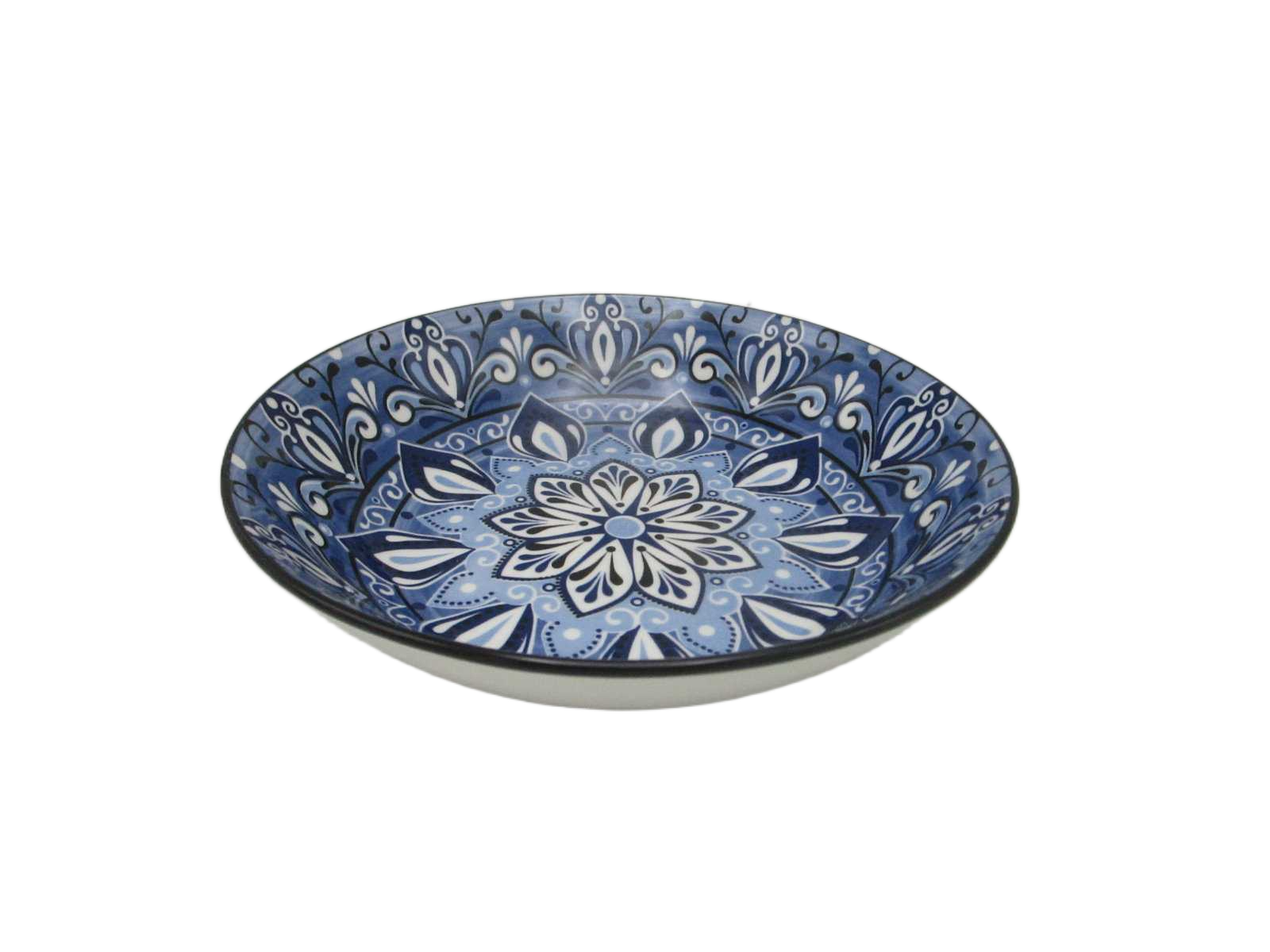 Plate Creuse Jaipur Bleue D20cm M12
