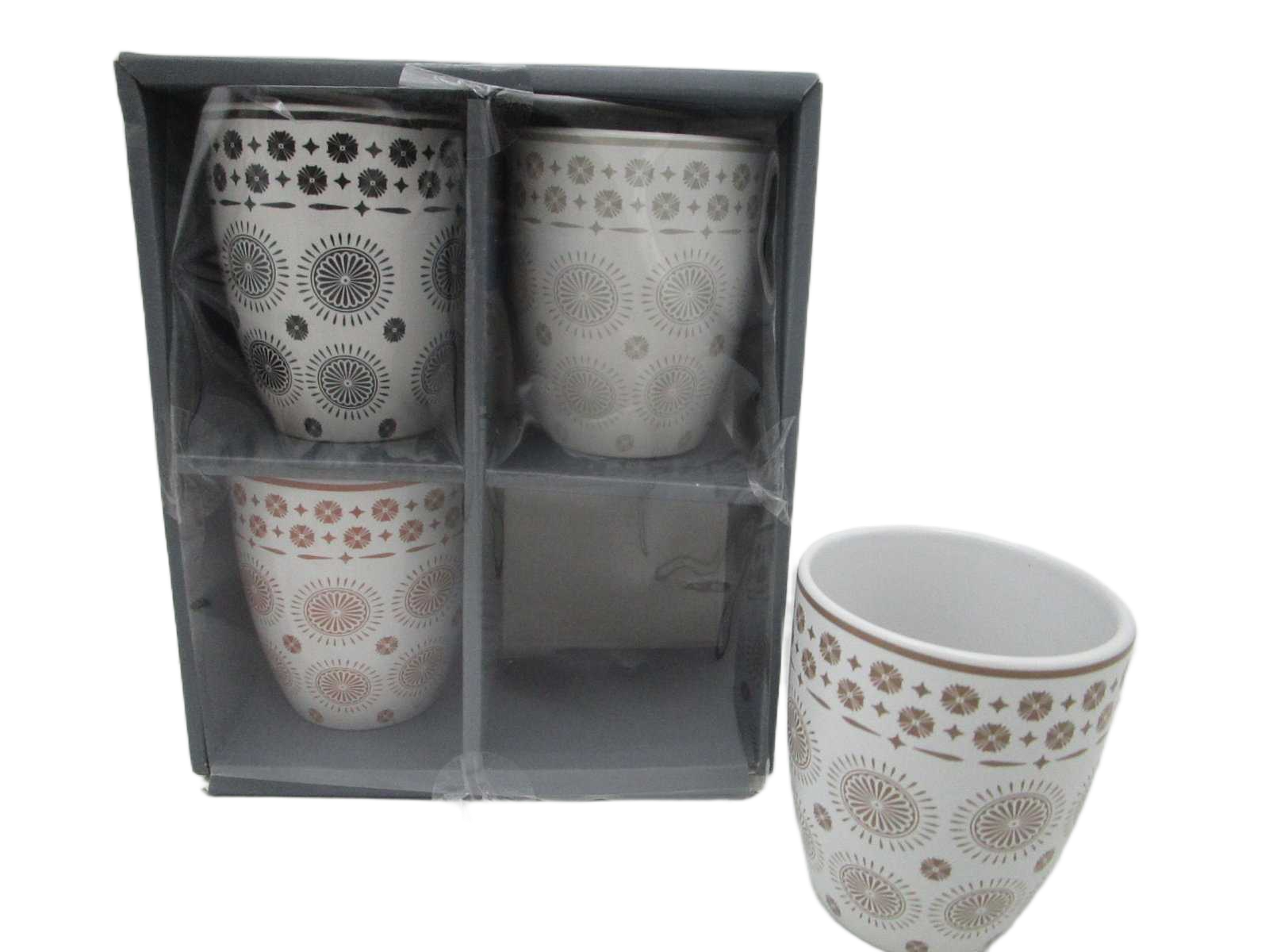 Mug Coffret 4 Tasses 25cl Mirage M12