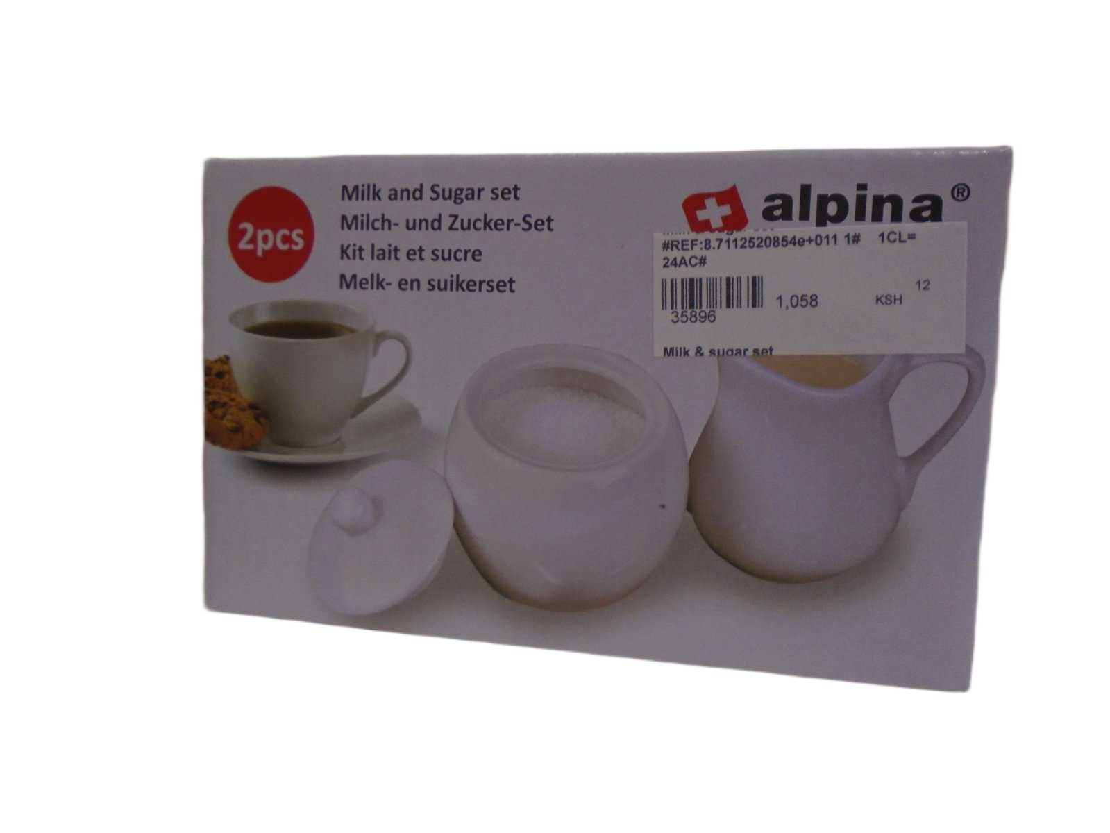 Milk & Sugar Set 1cl=