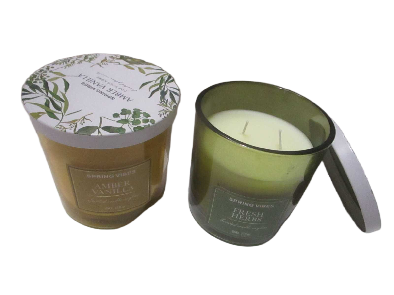 Candle Wax Scented 10x10cm 3ass Clr 1cl=