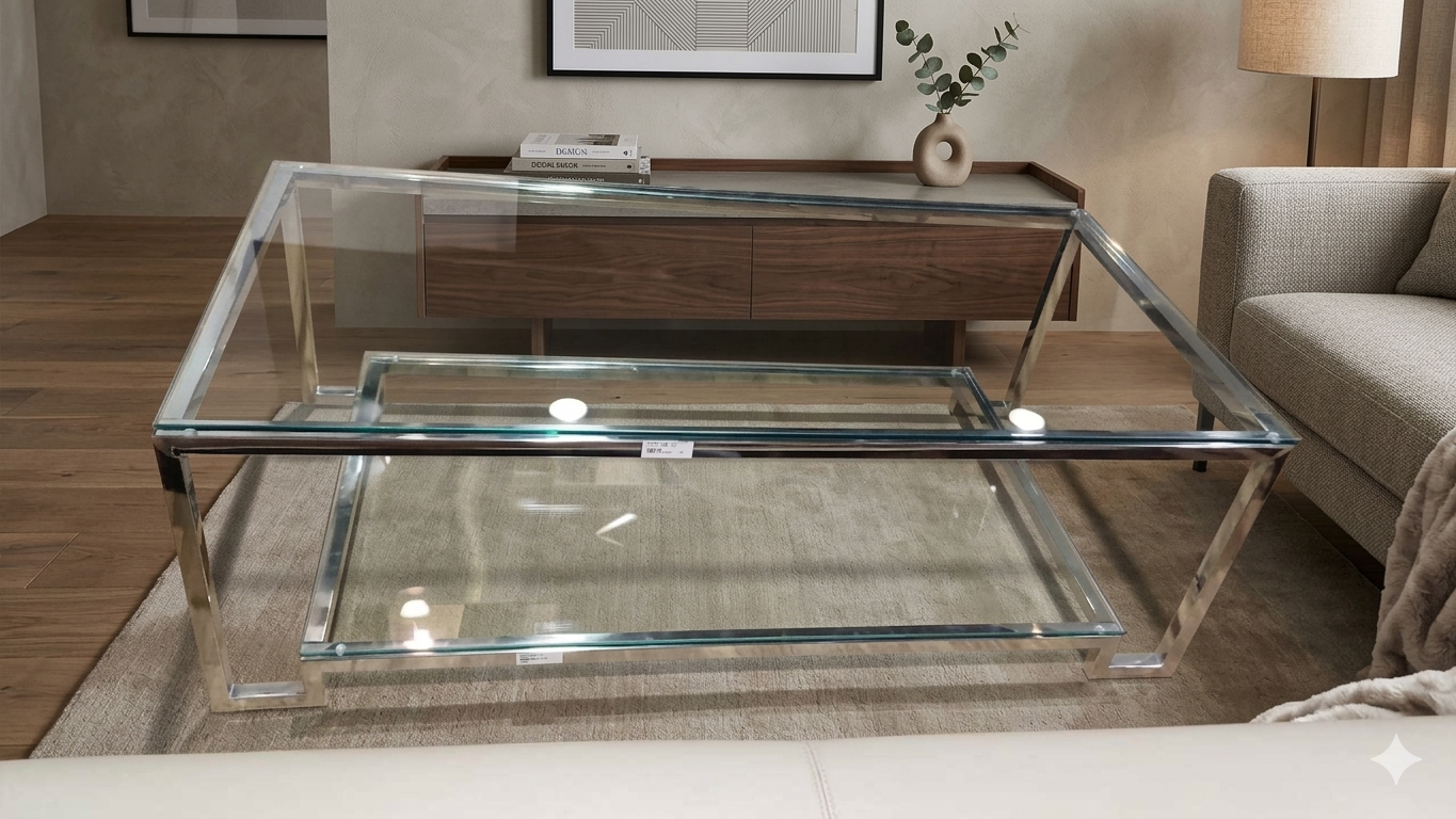 Coffee Table Silver 120*60*40