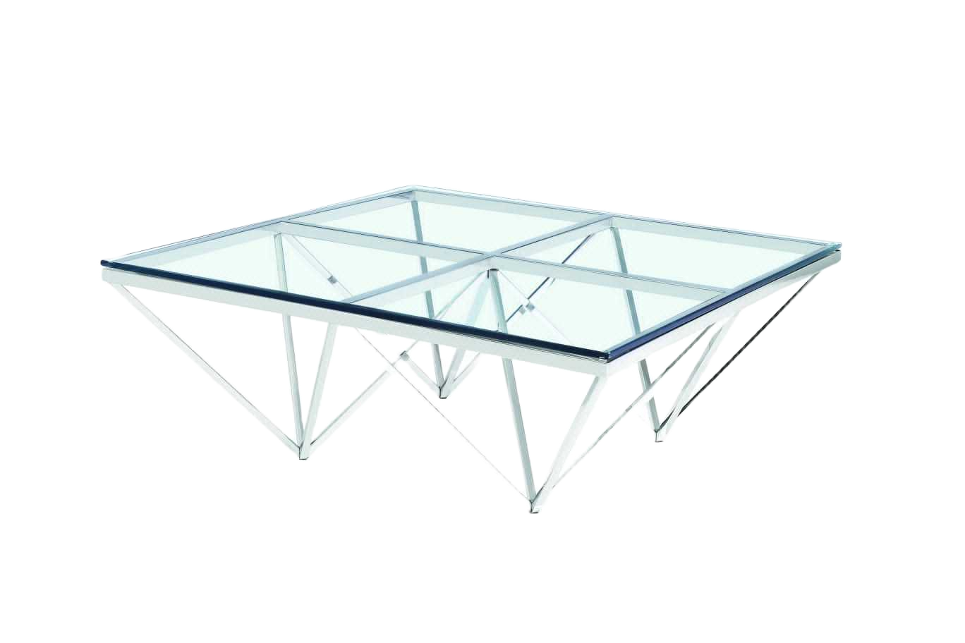 Coffee Table Silver 105*105*40