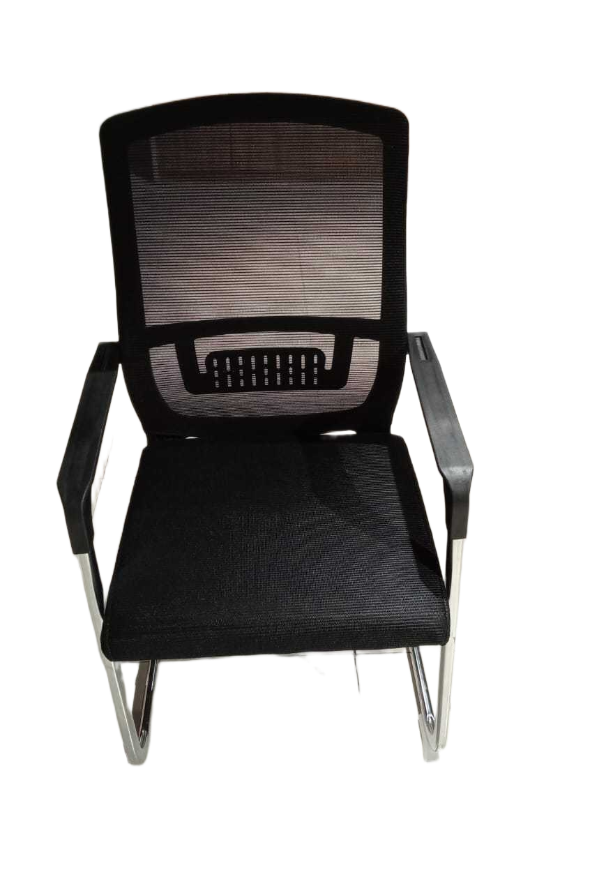 Office Visitor Mesh Chair Fabric Black 56x58x100