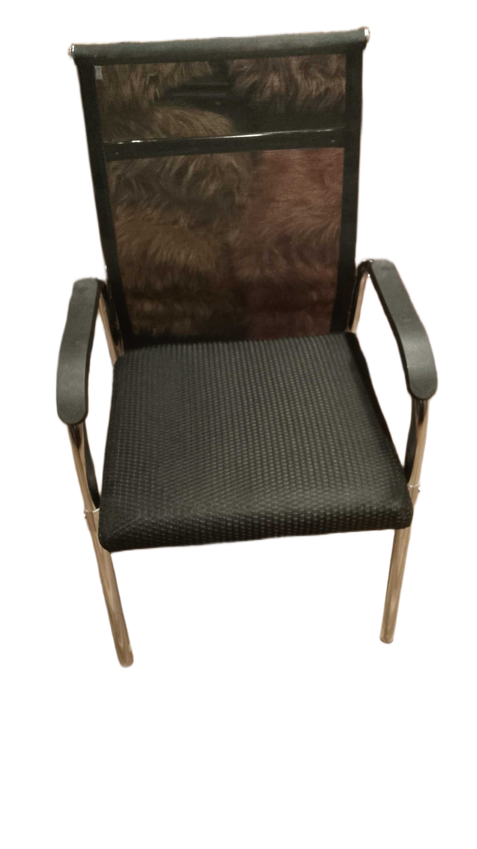 Office Visitor Mesh Chair Fabric Full Black 55x55x94
